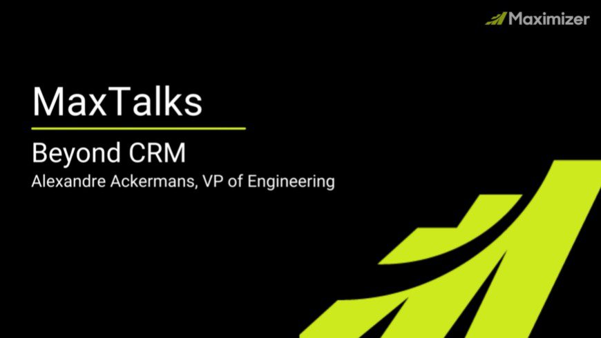 MaxTalks (video) : Beyond CRM cover