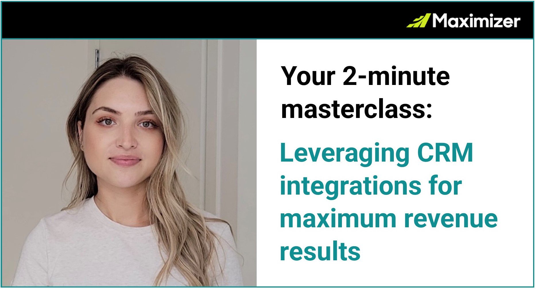 Two-minute masterclass: Leveraging integrations for maximum revenue results cover