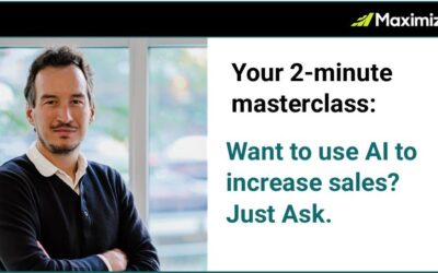 Two-minute masterclass: Want to use AI for Sales? “Just Ask.”