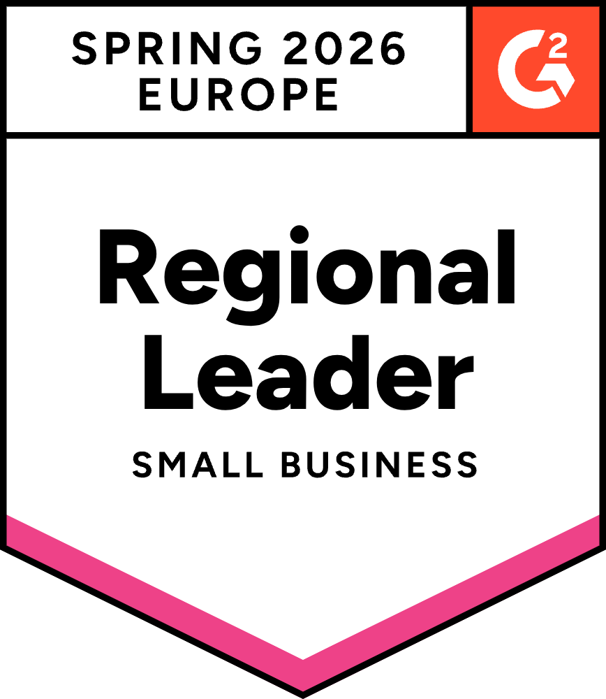 G2 Leader, Small Business, Europe, Spring 2026